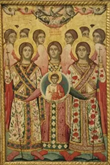 Images Dated 6th August 2007: Saints. Icon. Anonymous work, 18th century. National Art Gal