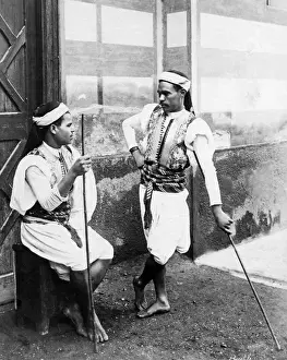 Sais Prints: Sais Courant footmen, Egypt