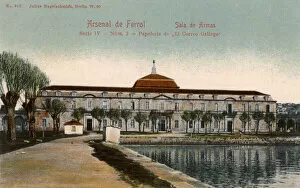 Galician Collection: Sala de Armas, Arsenal building, Ferrol, Galicia, Spain