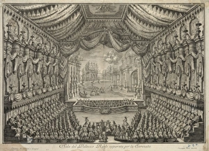 Reale Gallery: Sala del Palazzo Reale apparata per la Serenata