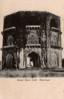 Maharashtra Prints: Salabat Khans Tomb, Ahmednagar, India