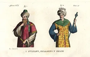 Selim Collection: Saladin, first Sultan of Egypt, and Selim