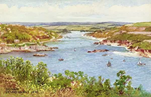 Bolt Prints: Salcombe Estuary from Bolt Head, Devon