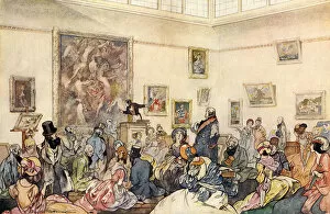 A Sale at Christies in the 1850s by Charles Robinson