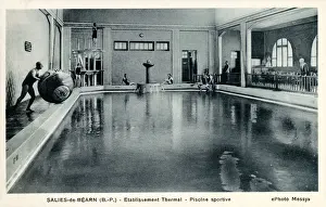 Diving Prints: Salies-de-Bearn, France - Thermal Baths - Sports Pool
