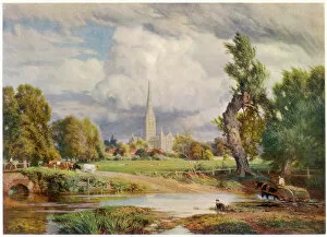 Wiltshire Gallery: Salisbury Cathedral 1891