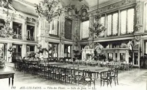 Bains Prints: The Salle de Jeux in Villa Des Fleurs, Aix Le Bains