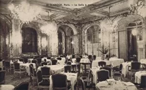 Images Dated 29th May 2015: Salle a Manger in Claridges hotel, Paris, 1920s
