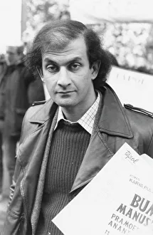 Novels Prints: Salman Rushdie, British-Indian novelist and essayist