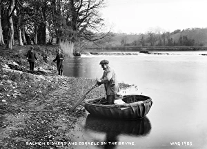 Salmon Fishers and Coracle on the Boyne Salmon Fishers and Coracle on the Boyne
