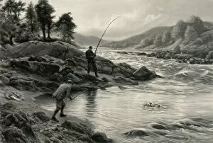 Salmon Gallery: Salmon fishing on the Dee