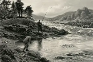 Scot Land Prints: Salmon fishing on the Dee