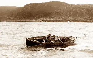 Oban Prints: Salmon fishing near Oban, Scotland