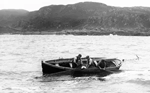 Fishwives Prints: Salmon fishing near Oban Victorian period