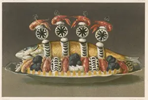Dishes Prints: Salmon a LA Chambord