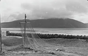 Shoreline Prints: Salmon Net Drying at Keel Bay