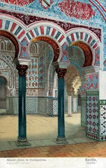 Lounge Prints: Salon de Embajadores - Alcazar of Seville, Spain