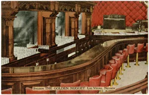 Images Dated 18th March 2019: Saloon, The Golden Nugget, Las Vegas, Nevada, USA