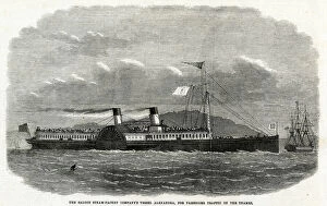 Images Dated 27th July 2018: Saloon Steam-Packet Companys vessel Alexandra 1865