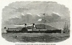 Images Dated 27th July 2018: Saloon Steam-Packet Companys vessel Alexandra 1865