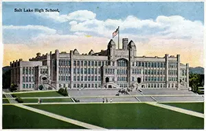 Utah Prints: Salt Lake High School, Salt Lake City, Utah, USA