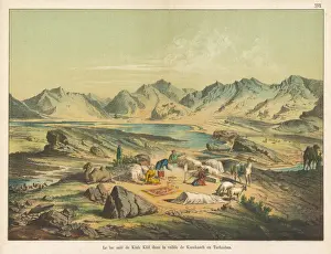 Nomads Prints: Salt Lake of Kiuk Kiol, Karakasch, Turkestan