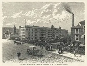 1884 Prints: Saltaire / Exterior View