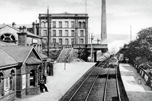 Saltaire Railway Station early 1900s