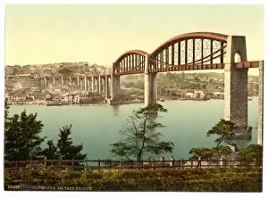 Plymouth Collection: Saltash Bridge, Plymouth, England