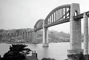 Saltash Prints: Saltash Viaduct Plymouth Sound