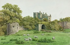 Hythe Prints: Saltwood Castle near Hythe, Kent