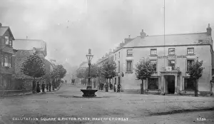 Trough Prints: Salutation Square, Haverfordwest, South Wales