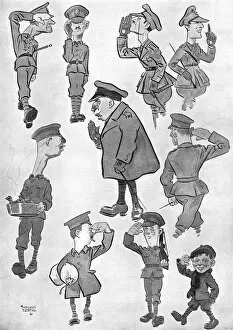 Tommies Collection: Salutes Assorted by Alfred Leete
