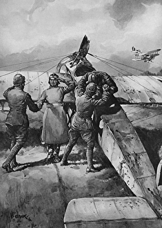 Vanquished Collection: Saluting the Vanquished Foe, WW1 in the air by C Clark