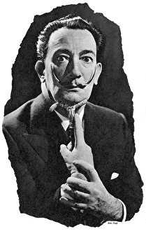 Images Dated 30th July 2015: Salvador Dali Portrait