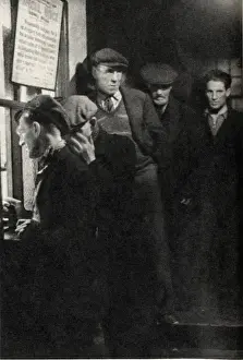Salvation Army Hostel - getting a bed ticket