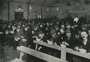 Vagrant Prints: Salvation Army night shelter at supper time
