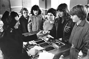 Salvation Army serving school meals, Lincolnshire