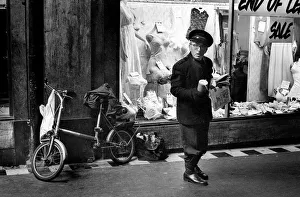 Naive Collection: Salvation Army War Cry seller
