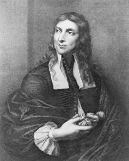 Salvator Prints: Salvator Rosa, half-length portrait, facing left