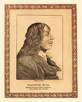 Printmaker Prints: Salvator Rosa, Italian Baroque painter
