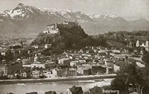 Salzburg Prints: Salzburg - General view