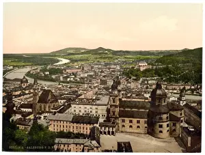 Salzburg Prints: Salzburg, from Maria Plain, Austro-Hungary