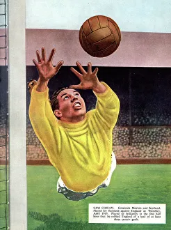 Goal Prints: Sam Cowan, Greenock Morton and Scotland footballer