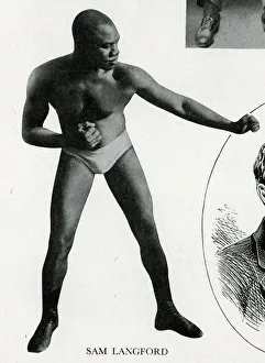 Images Dated 21st September 2018: Sam Langford, boxer