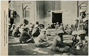 Courtyard Prints: Samarkand, Uzbekistan - Lecture in a Registan Madrasa