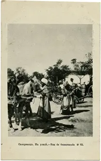 Samarkand Prints: Samarkand, Uzbekistan - A Street scene