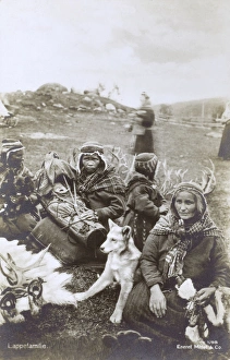 Antler Gallery: Sami People - Norway - with antlers and dogs