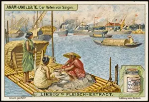 Sampans at Saigon