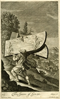 Images Dated 3rd June 2016: Samson carrying off the Gates of Gaza